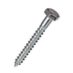 Tirando Cabeza Hexagonal Galvanizado